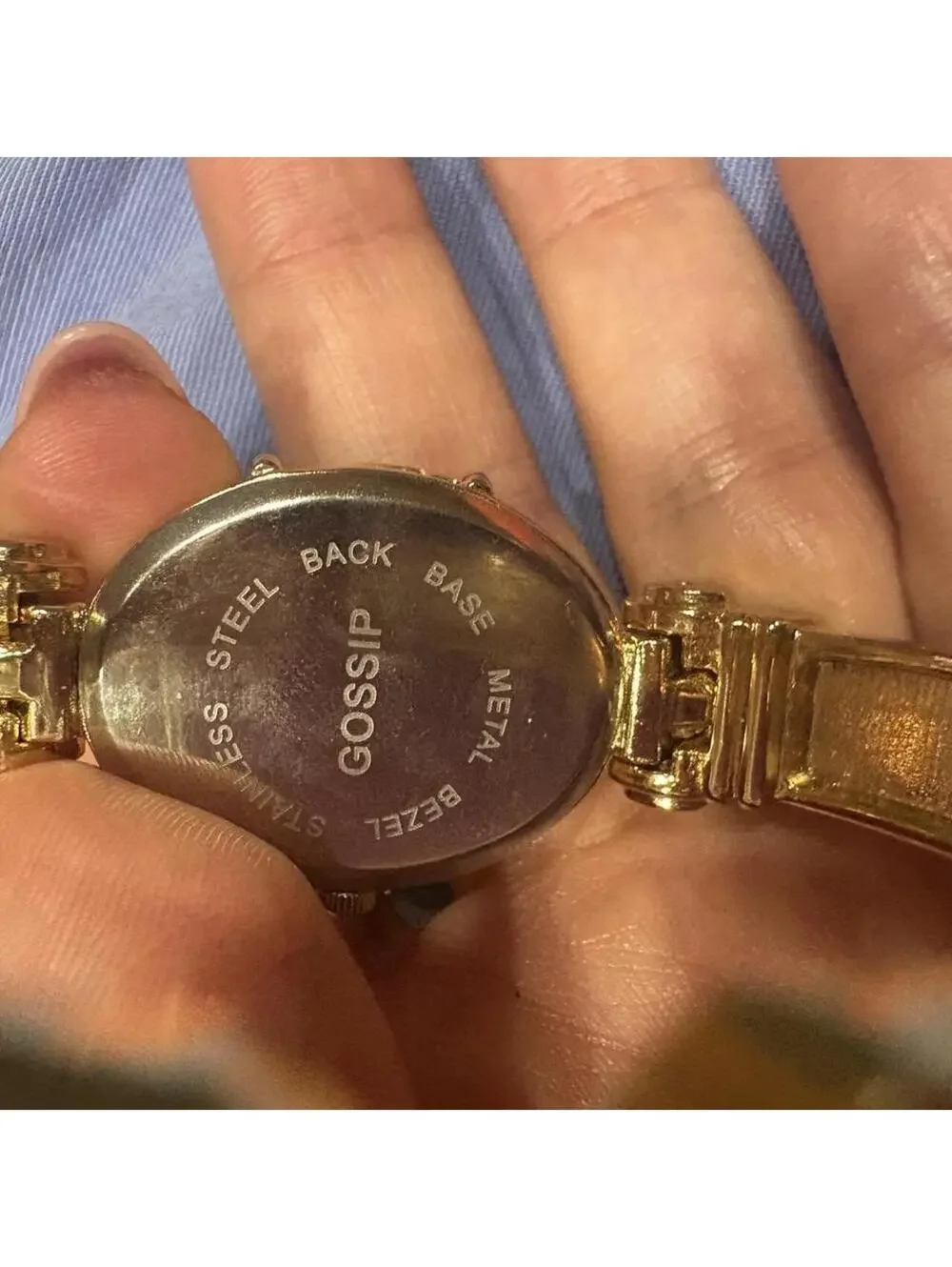 Women's Gold and Brown Watch